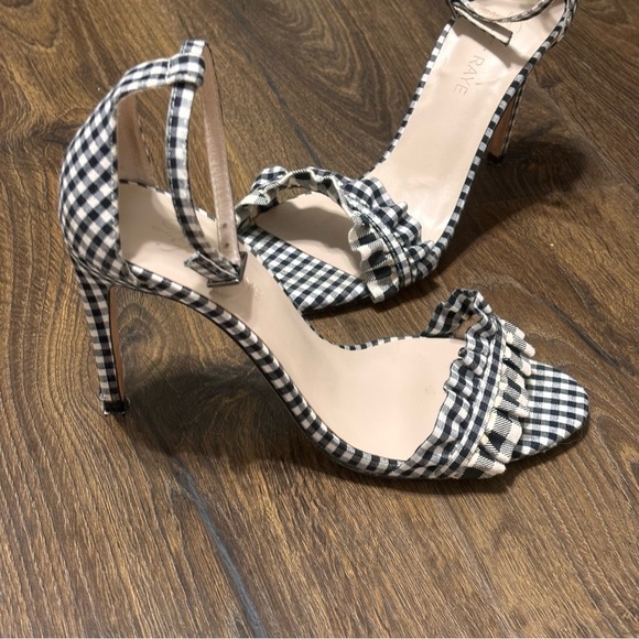 Lovers + Friends X RAYE houndstooth sexy dorsay heels size 6 “ Charlotte “ - Picture 3 of 11